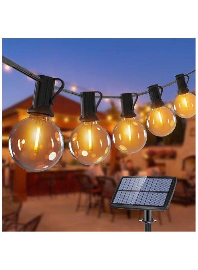 Smart Rahah Solar Powered  String Lights, 10M/33ft 1.2W 5V 1200mAh Auto On/Off Weatherproof Decorative Lighting for Garden  - Image 1