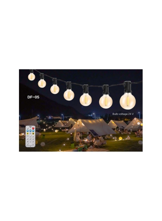 Smart Rahah Solar Powered  String Lights, 10M/33ft 1.2W 5V 1200mAh Auto On/Off Weatherproof Decorative Lighting for Garden  - Image 5