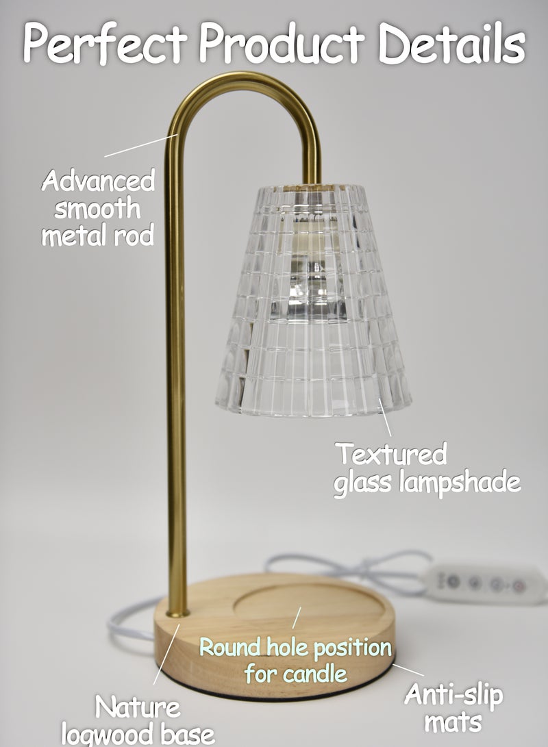 Vintage Candle Warmer Lamp with Bulbs, Timer & Dimmer, suitable for warming candle - Image 3