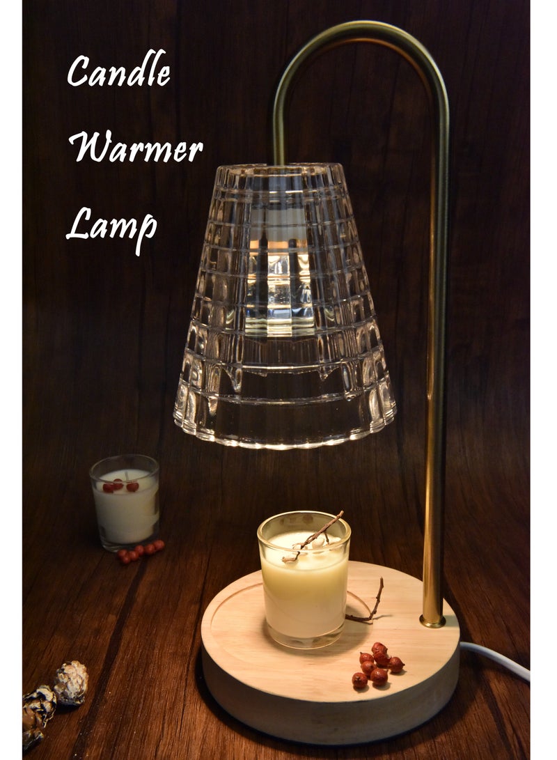 Vintage Candle Warmer Lamp with Bulbs, Timer & Dimmer, suitable for warming candle - Image 1