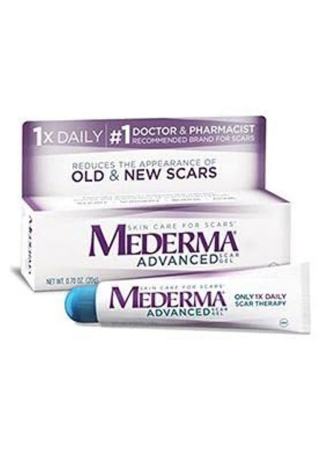 Advanced Scar Gel - 1X Daily: Use Less, Save More - Reduces The Appearance Of Old & New Scars - #1 Doctor & Pharmacist Recommended Brand For Scars - 0.7 Ounce, 0.7 Ounce