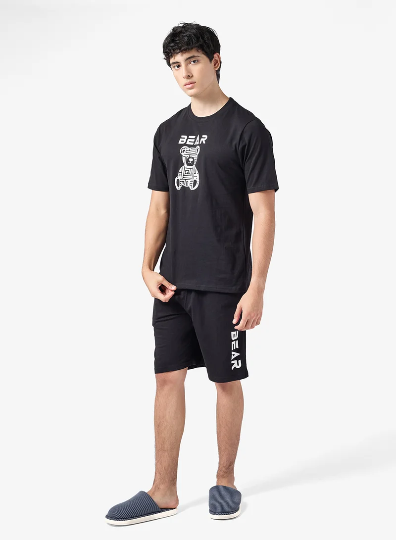 Nightwear T-Shirt & Shorts Sets