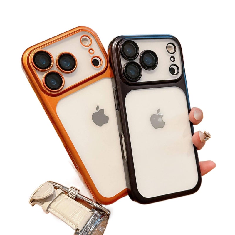 غطاء واقي بPC لـ iPhone 17 / 17 Air / 17 Pro / 17 Pro Max مع حماية من السقوط وتغطية كاملة مع مقاوم للصدمات مع ملمس ناعم مع ملمس غير لامع باللون رمادي باللون الرمادي - Image 3
