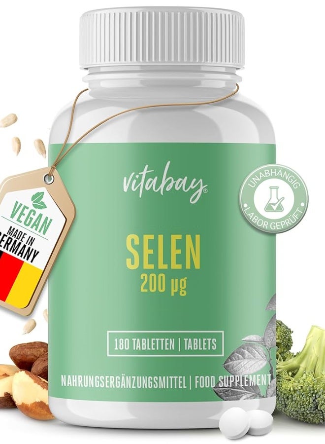 Selenium 200 mcg - 180 Vegan tablets