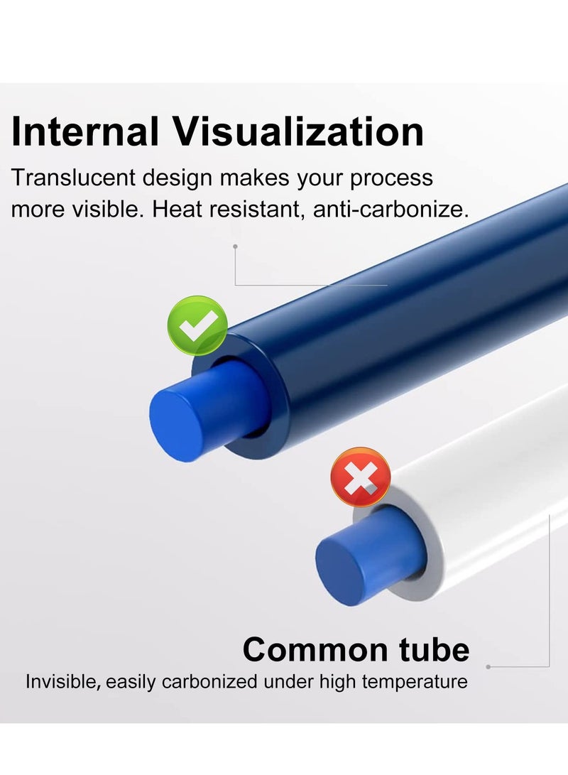 Zikra Upgraded 3D Printer kit, for 1.75mm Filament PTFE Teflon Tube Pneumatic connectors,Brass Nozzle*2, Steel Nozzle*1, Silicon Cap*3, Tube Cutter for 3D Printer. - Image 3