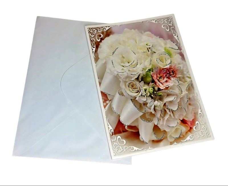 Heart Message - Elegant Gift Card with Envelope, Translate Your Most Beautiful Feelings in Words, Valentine Gift - Image 1