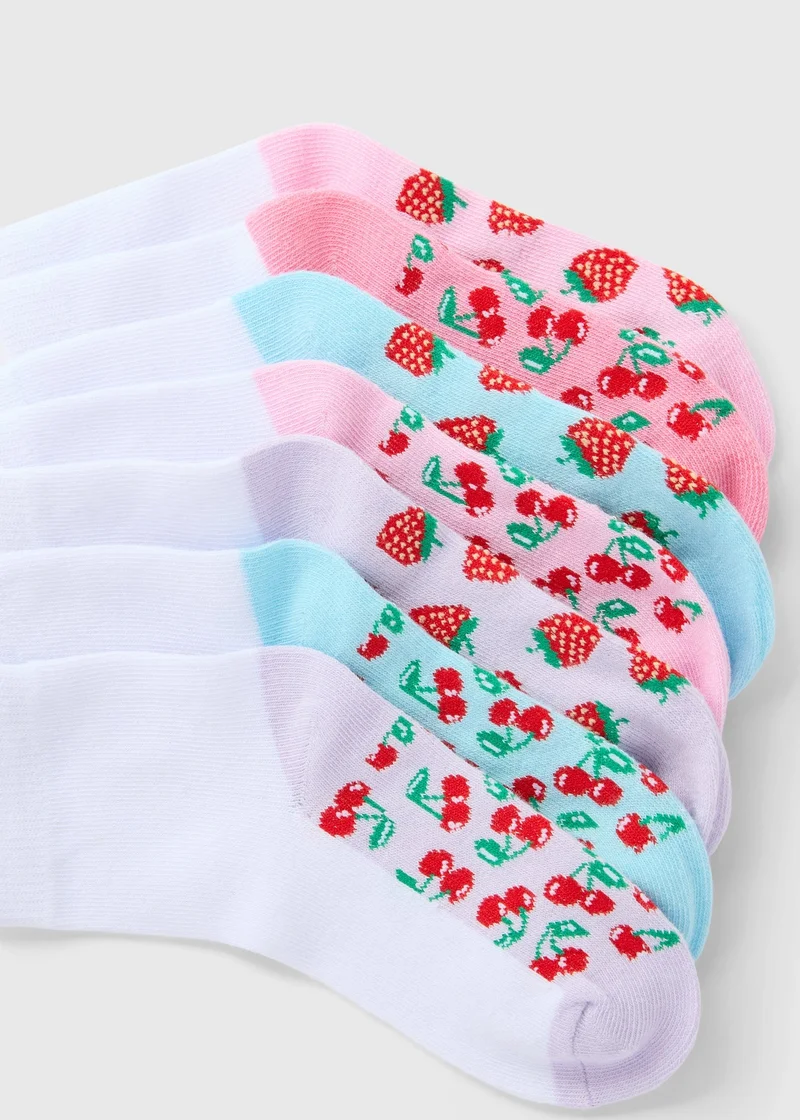 ماتلان 5 Pack Multicolour Gingham Trainer Socks
