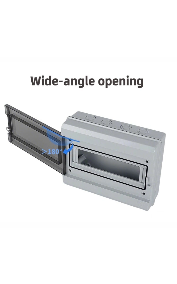 kashemano 3 Way Module，Electrical Distribution Box ,Distribution Protection Box with Wide-Angle Hinged Door,  IP65 Sealing - Image 5