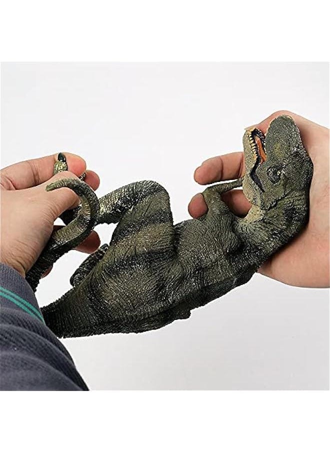 Generic - Dinosaur Toy Tyrannosaurus Rex, Realistic Dino Figure T-Rex Toy Plastic Educational Prehistoric Animal Dinosaur Figurines for Kids Toddlers (Green) - Image 1