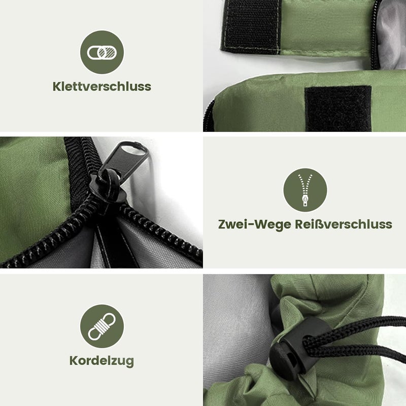 Camping Sleeping Bag - Lightweight Sleeping Bag for Adults Boys Girls, Waterproof Camping Gear for Travel and Outdoor (Olive) - Image 5