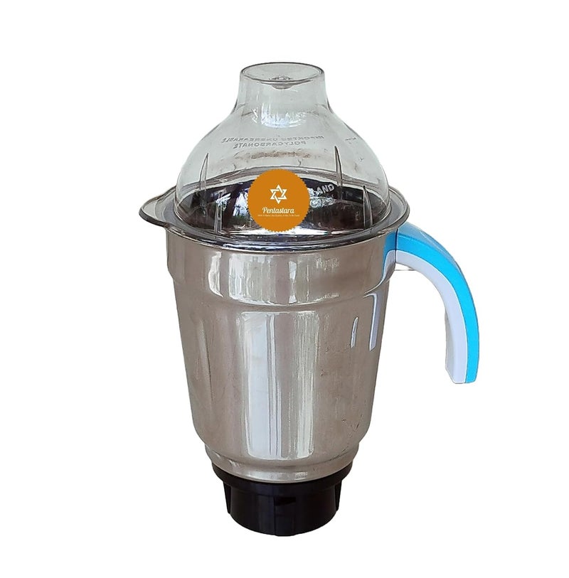 PENTASTARA Big jar Compatible with Preethi AriesTaurusZion Mixer Grinder Models1800ml Capacity - Image 1