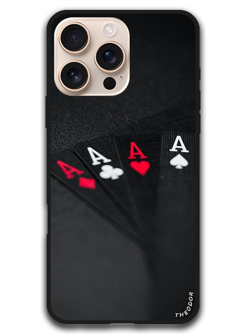 Theodor غطاء واقي مضاد للخدش ومقاوم للصدمات لجهاز iPhone 16 Pro Max (6.9) بوصة AAAA كروت - Image 1