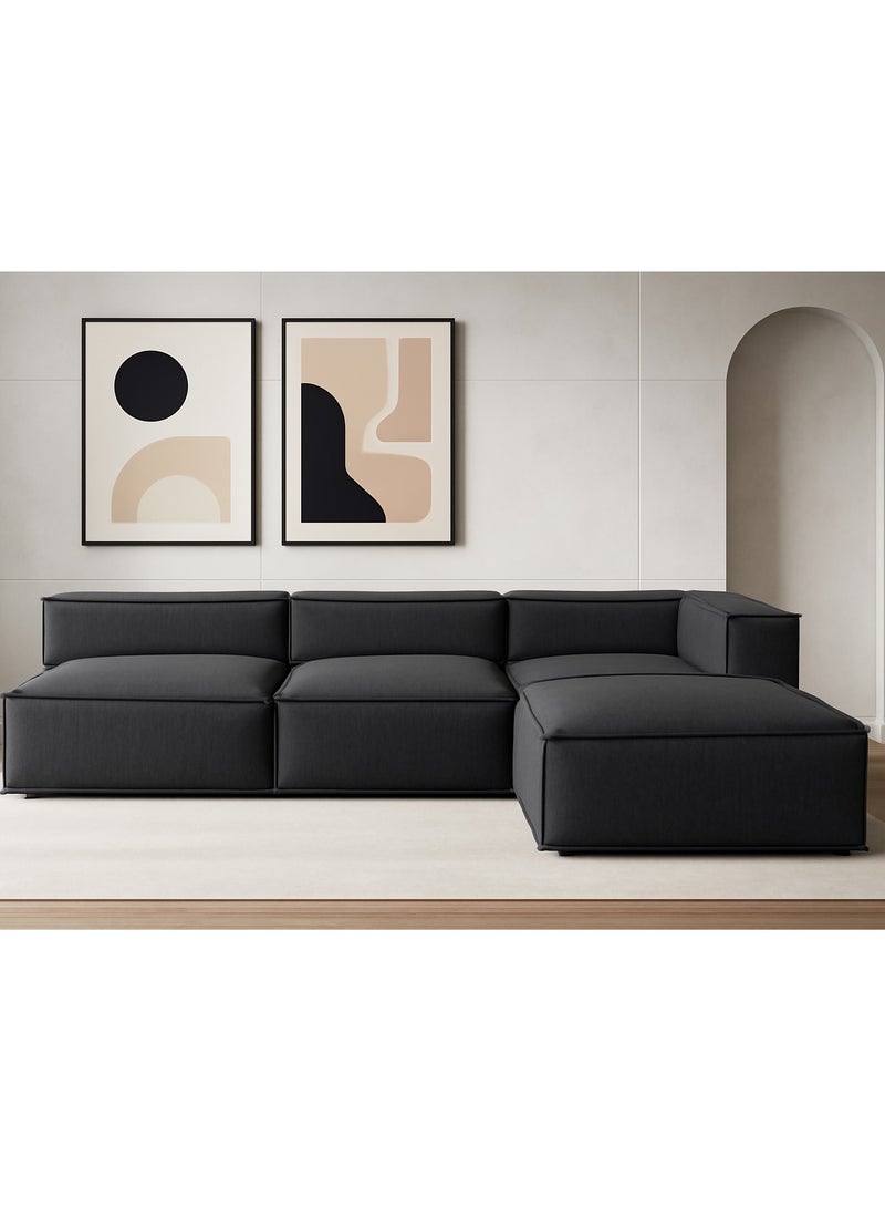 ASGHAR FURNITURE Minimalist L Shape Sofa Set