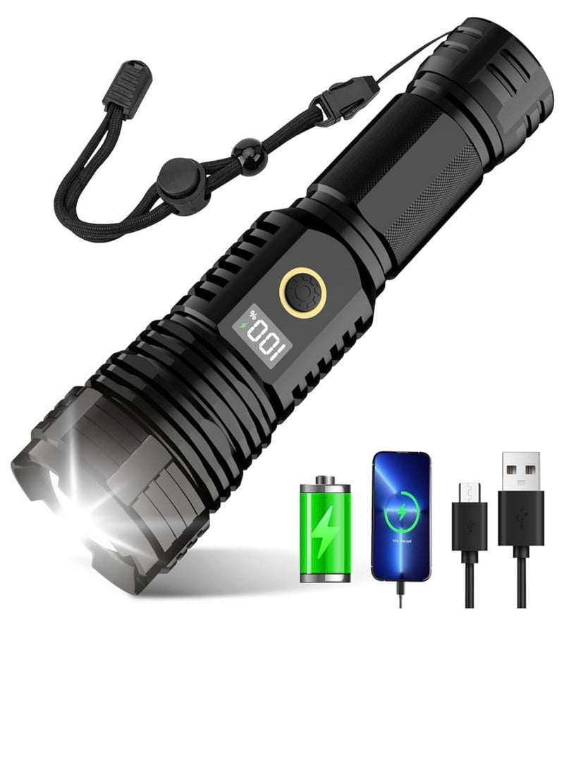 High brightness and powerful 100,000 lumens searchlight with the ability to use a portable power bank and contains a digital display to show the remaining charge - Image 1