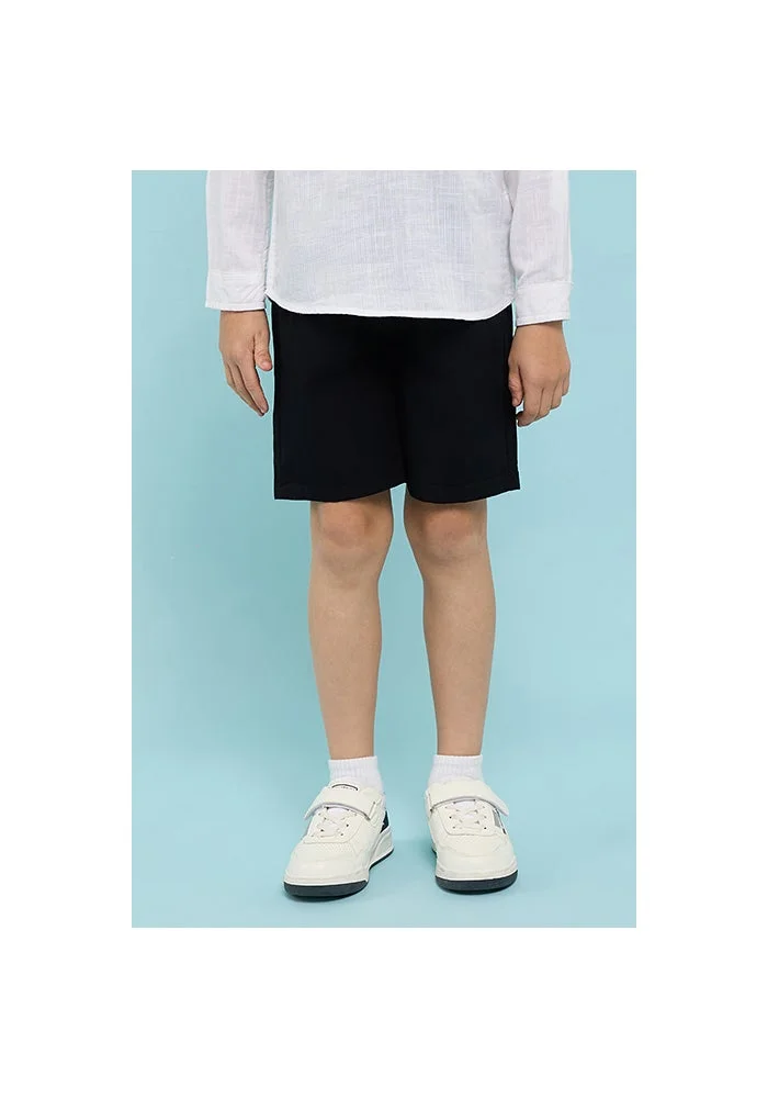R&b Solid Shorts with Drawstring Waist