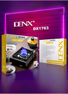 Denx Portable gas stove with adjustable levels for home and outdoor picnics.  - Image 4