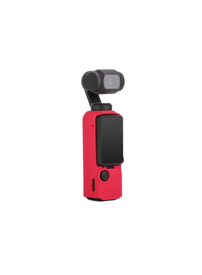 Sunnylife حافظة سيليكون لجهاز DJI OSMO Pocket 3، حافظة واقية مضادة للخدش ومضادة للانزلاق، حجم صغير متوافق مع Pocket 3 بدون مقابض - Image 4