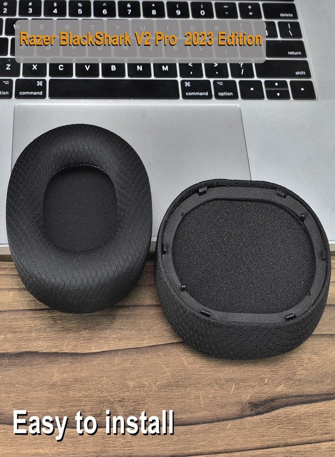 defean BlackShark V2 PRO 2023 Edition Ear Pads - defean Ear Cushion Replacement Compatible with Razer BlackShark V2 Pro 2023 Edition Model Wireless Gaming Headset (Does Not Fit 2020-2022 Model) - Image 5
