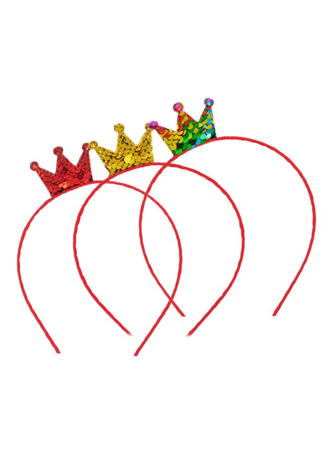 3-Piece Crown Designed Hair Band - Image 1