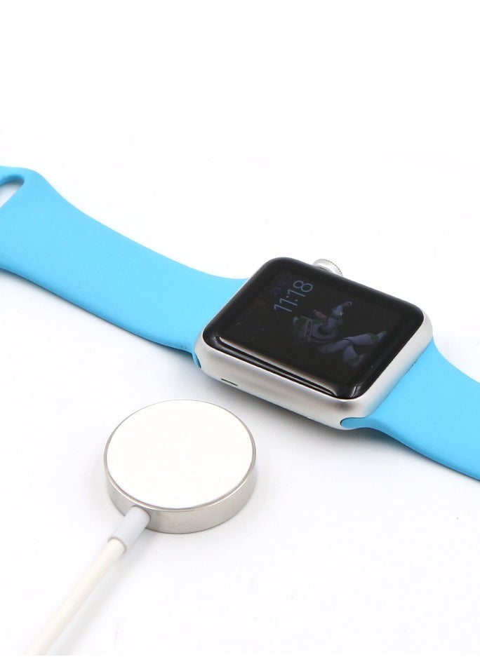 ELTRAZONE Fast Wireless Magnetic Charger for Smart Watches Series – Compatible with Apple Watch & Other Smartwatch Models – White Compact Wireless Charging Dock with Efficient, Safe & Quick Power Delivery - Image 4