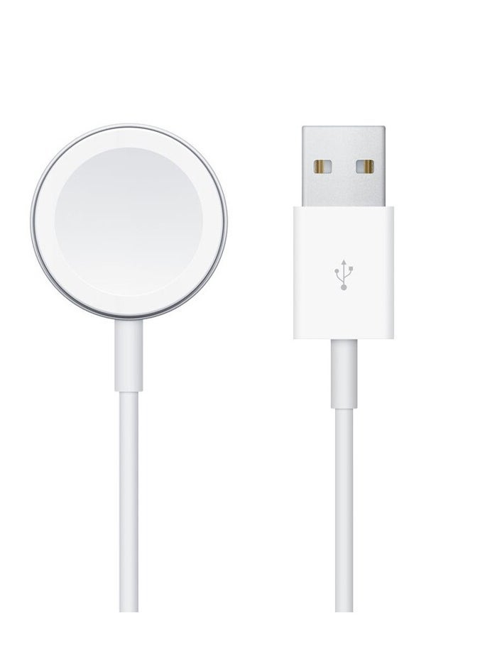 ELTRAZONE Fast Wireless Magnetic Charger for Smart Watches Series – Compatible with Apple Watch & Other Smartwatch Models – White Compact Wireless Charging Dock with Efficient, Safe & Quick Power Delivery - Image 3