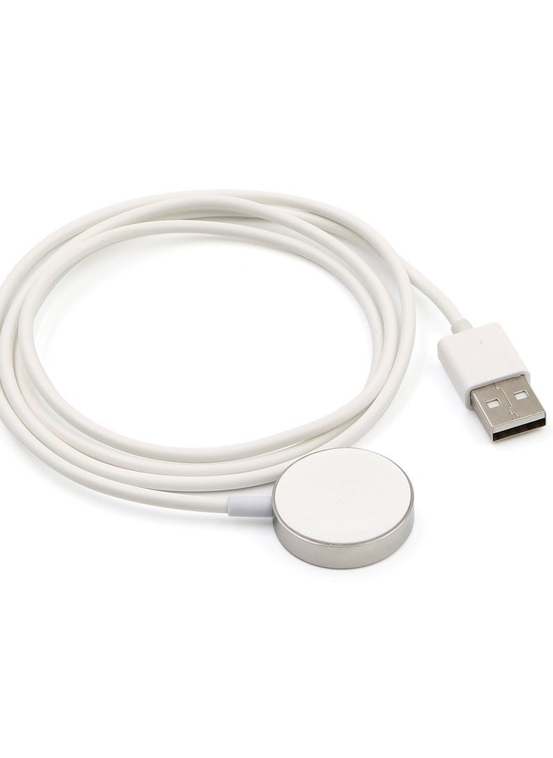 ELTRAZONE Fast Wireless Magnetic Charger for Smart Watches Series – Compatible with Apple Watch & Other Smartwatch Models – White Compact Wireless Charging Dock with Efficient, Safe & Quick Power Delivery - Image 2