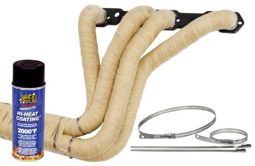 THERMO TEC Thermo-Tec 19122 Black 2" Exhaust Wrap Kit - Image 1
