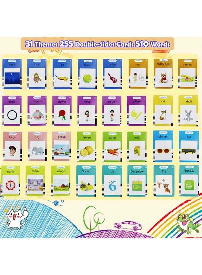 112 Cards 224 Words English Talking Flash Cards Educational Learning Toys For Kids - Image 4