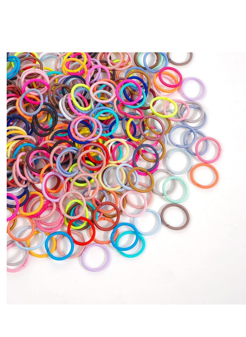 CELLOT - CÉLLOT 360PCS Baby Hair Ties, 36 Multicolors Elastic Hair Ties,2cm in Diameter No Crease Finger Rubber Hair Elastics,Small Thin Hair Ponytail Holders Hair Accessories for Baby Girls Toddlers Kids - Image 1