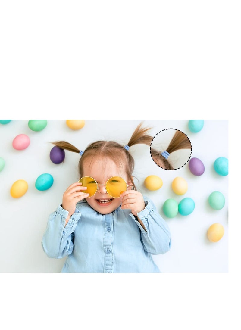 CELLOT - CÉLLOT 360PCS Baby Hair Ties, 36 Multicolors Elastic Hair Ties,2cm in Diameter No Crease Finger Rubber Hair Elastics,Small Thin Hair Ponytail Holders Hair Accessories for Baby Girls Toddlers Kids - Image 1