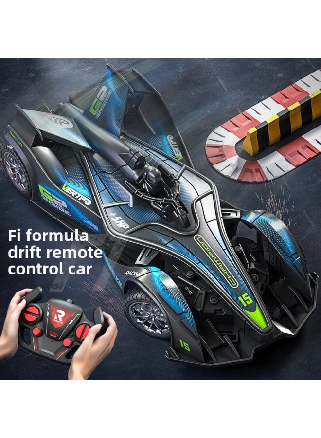 Formula F1 Remote Control Car Rc Racing Car Four-wheel Drive Drift Boy Toy Charged Electric Sports Car Children's Toy-Color:Formula F1 Remote Control Car 【blue】】-Proportion:Three Battery Life - Image 5