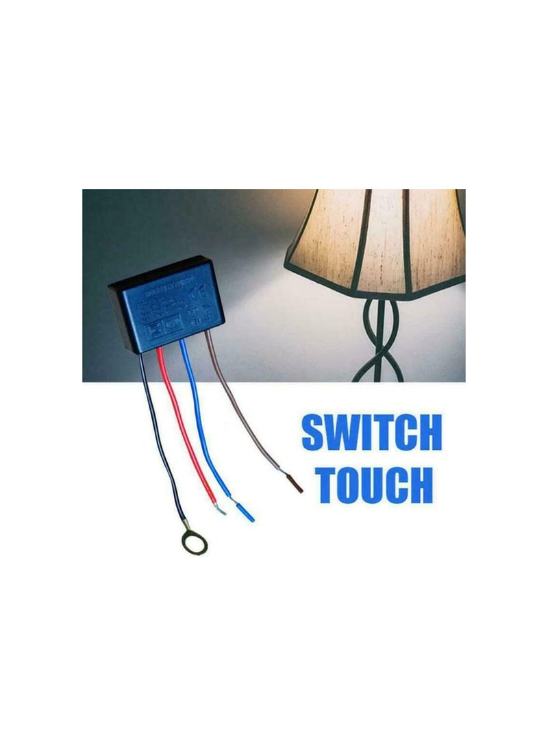 Touch Light Dimmer Switch Control Sensor, Table Lamp No Noise Universal 3 Way Dimmer Durable Module 220V Switch Control