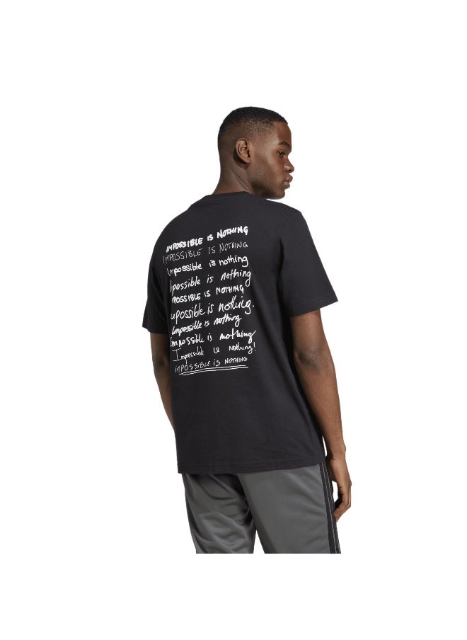 Adidas adidas impossible is nothing men graphic t-shirt  - Image 3
