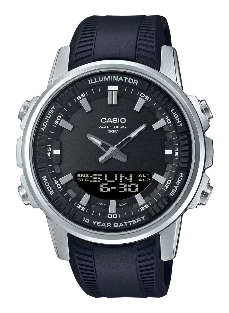 CASIO Stainless Steel Band Analog Digital AMW-880-1AVDF
