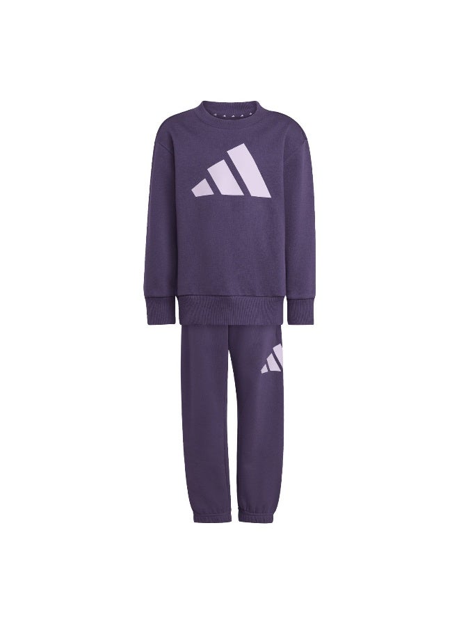 Adidas Lk Bl Fl Jog Purple Training Suits For Kids 3-4Y - Image 1