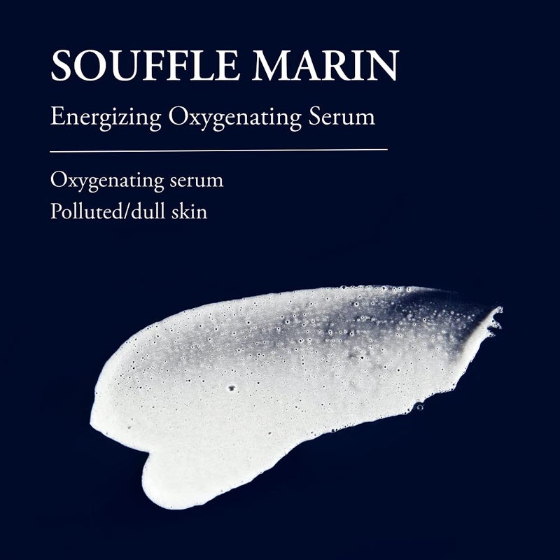 Phytomer Souffle Marin Energizing Face Serum | Oxygenating Anti Aging Serum for Face & Neck | Facial Cream Moisturizer Corrects Dull Skin | Protects & Hydrates | 30ml - Image 2