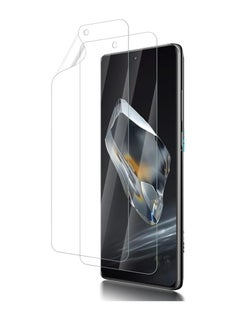 RINCO 2Pcs High Sensitivity Hydrogel Protective Film for Oppo Find X6 Pro 5G/Find X7 Ultra, Transparent Soft TPU Protective Film (NOT Tempered Glass) [Fingerprint Unlock Compatible] [Clear HD]  - Image 1