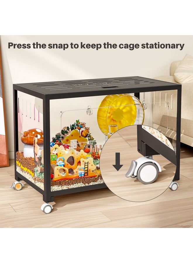 BUCATSTATE Cage 2.0 Universal Wheel & Stacking Accessories, Cage 2.0 Accessories That Support Moving and Stacking, Only for Bucatstate Metal Cages 2.0, Not for Cage 3.0 (Black) - Image 3