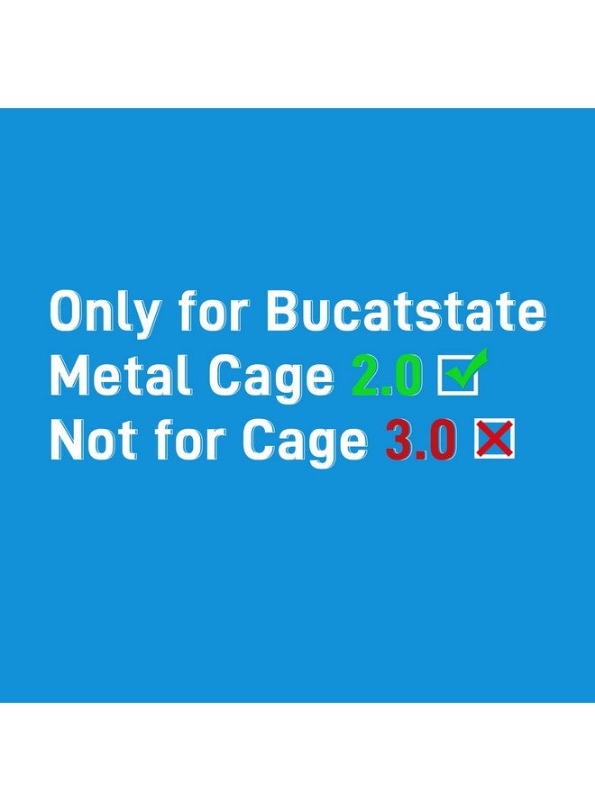 BUCATSTATE Cage 2.0 Universal Wheel & Stacking Accessories, Cage 2.0 Accessories That Support Moving and Stacking, Only for Bucatstate Metal Cages 2.0, Not for Cage 3.0 (Black) - Image 2