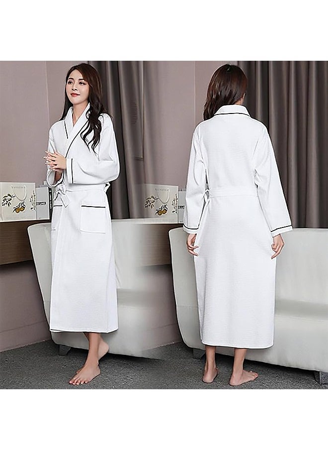 Arabest Bathrobes Lightweight Kimono Bathrobes Short Knit Bathrobes Soft Sleepwear Casual Loungewear Super Soft Highly Absorbent Unisex Bathrobes Great for Everyday Use  - Image 1