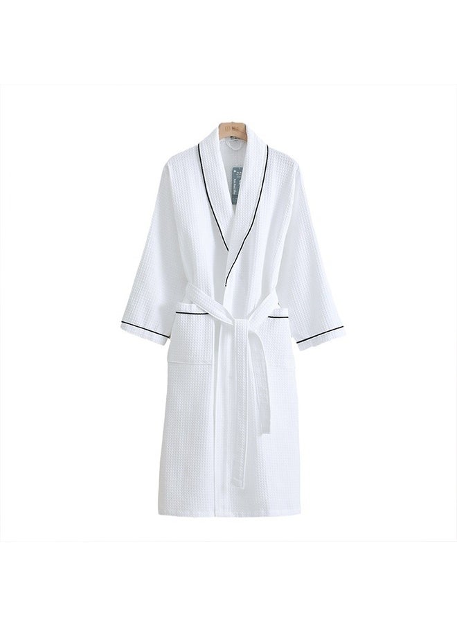 Arabest Bathrobes Lightweight Kimono Bathrobes Short Knit Bathrobes Soft Sleepwear Casual Loungewear Super Soft Highly Absorbent Unisex Bathrobes Great for Everyday Use  - Image 2