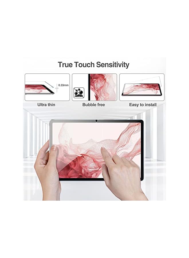 Procases Pack Procase Screen Protector For 11 Inch Galaxy Tab S8 2022 (Sm-X700/X706) / S7 2020 (Sm-T870/T875/T878), Tempered Glass Film Guard - Image 4