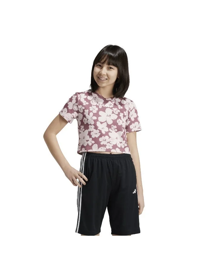 Adidas Jg Tr-Es Pri T Red Training T-Shirts 5-6Y