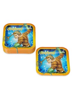 American Greetings 6289767 Aqua Man Paper 8Count  - Image 3