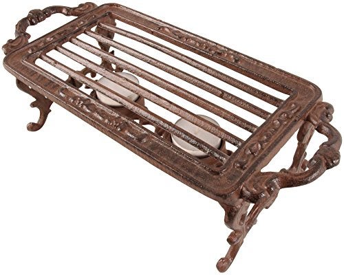 Esschert Design لوحة تسخين من الحديد الزهر من إيشكرت ديزاين USA - Image 2