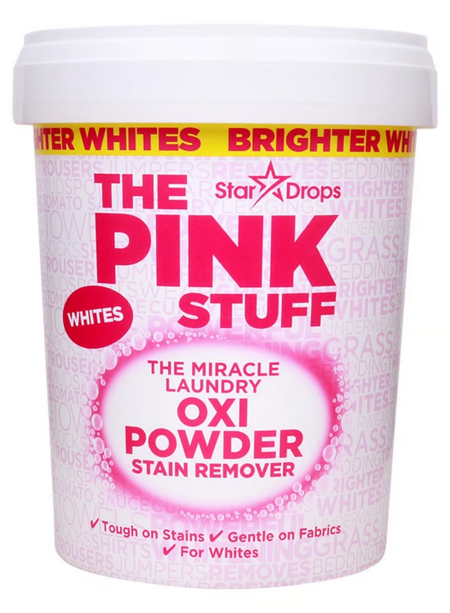 Stardrops The Pink Stuff Whites Miracle Laundry Oxi Powder Stain Remover 1 kg