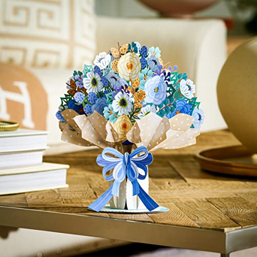 Paper Love HugePop Pop Up Mother's Day Card, 3D Magical Flower Bouquet, With Detachable Paper Flower Bouquet, Gift for Mothers Day, Birthday, Graduation, Get Well, Thank You, All Occasion - Jumbo 10" x 14" Cover - Image 5
