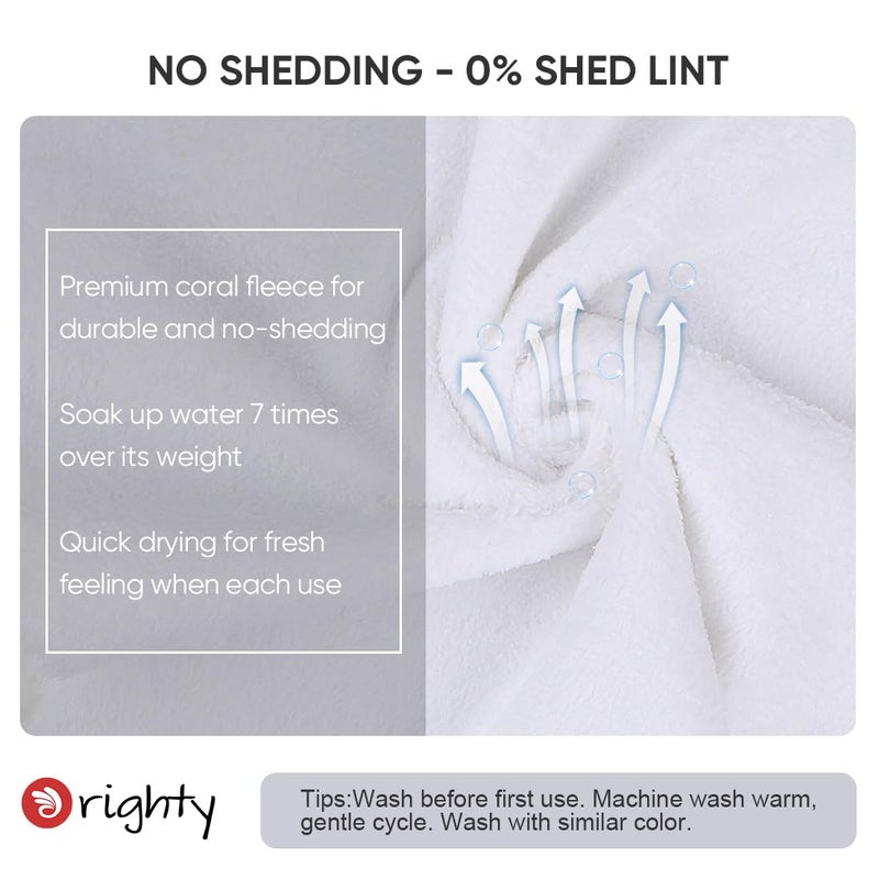 Orighty Ultra Soft Washcloths 48 Pack, Premium Microfiber Towel Sets 12 x 12 inches, Absorbent and Quick Drying Coral Velvet Washcloth, Versatile Wash Cloth for Bathroom, Hotel, and Gym (Multi-Colors) - Image 2