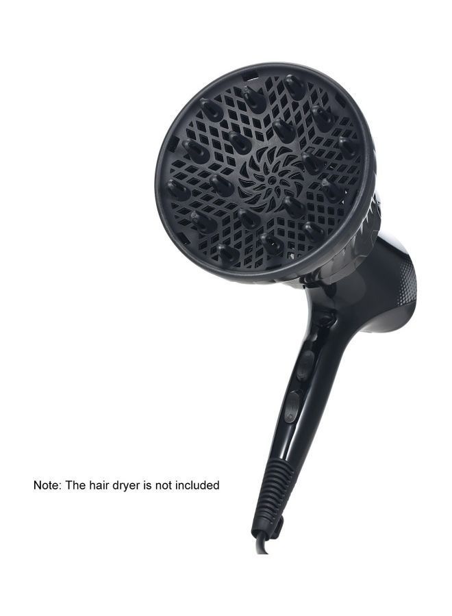NIBEMINENT Hair Dryer Diffuser Black 17x17x12cm - Image 2