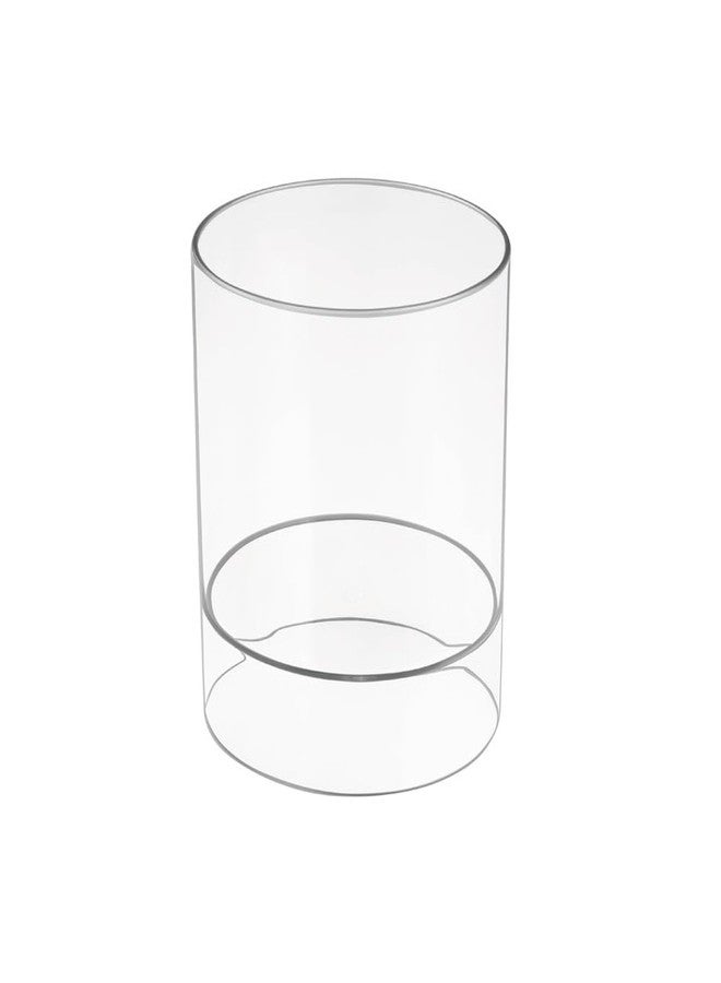 InterDesign iDesign Hair Accessories Organizer Canister, The Clarity Collection - 6" x 6" x 7", Clear - Image 1